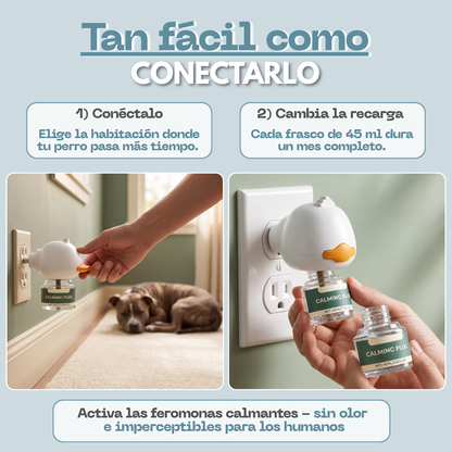 Difusor de Feromonas Calmantes para Perros